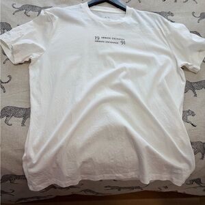 Armani Exchange White Short Sleeve